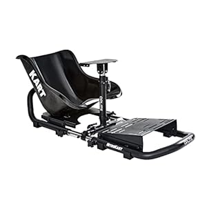 NitroKart – auto-simulatie cockpit voor kinderen en volwassenen van 1 m20 tot 1 m95, compatibel met alle merken…