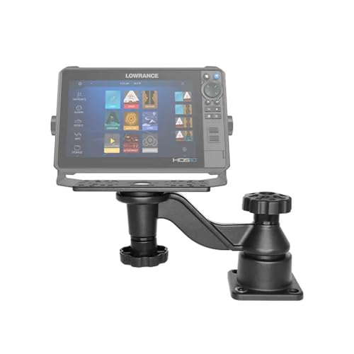 Strg Fish Finder Mount, 6" Arm Fish Finder Swing Mount Marine Electronics Mounts Compatible with Scotty Garmin Lowrance Humminbird