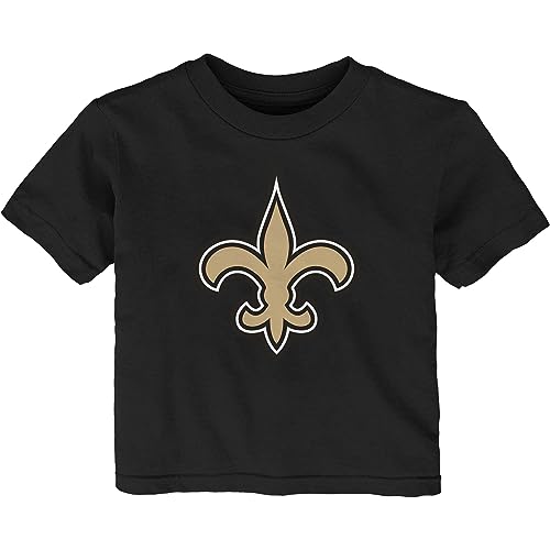 Outerstuff Infant Black New Orleans Saints Primary Logo T-Shirt