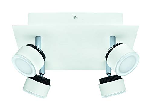 EGLO 200895A LED Track Light, 10-Inch, White & Black