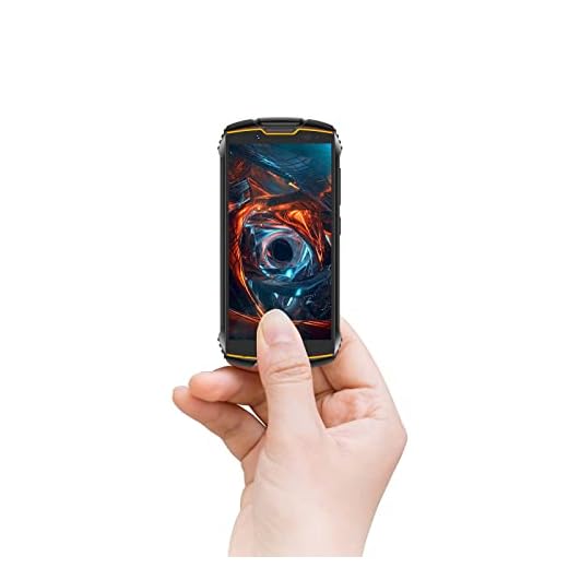 CUBOT King Kong Mini 2 Pro Pequeño Teléfono Celular, 4,0'' Resistente Teléfono con 3000mAh, 4GB+64GB, Android 11, 13MP Cámara, 4G Doble SIM Impermeable Smartphone GPS (Negro+Naranja)
