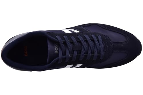 Image of BOSS Mens Levon Lace Up Low Profile Sneakers