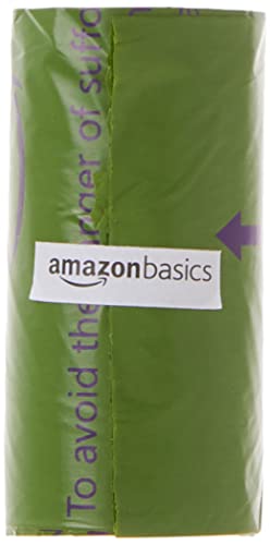 Amazon Basics Dog Poop Bags With Dispenser And Leash Clip, 13 X 9 Inches, Lavender Scented - 810 Bags (54 Rolls) #TOP2