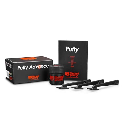 Thermal Grizzly TG Putty Advance - 30 Gram - Electrically Non-Conductive Thermal Putty for GPU Modding and Thermal Pad Replacement