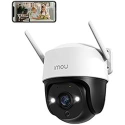 Mejores Camaras De Seguridad Para Negocio Imou 2.5K Cámara Vigilancia WiFi Exterior, 360° PTZ Cámara de Seguridad Exterior, AI Detección de Humana, Visión Nocturna en Color 30m, Seguimiento Automático, Sirena, Audio Bidireccional, IP66