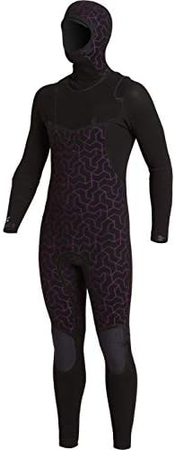 Billabong Men's 4/3 Furnace Comp Hooded Full Wetsuit Black Long Sleeve
