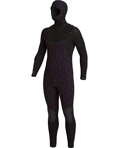 Billabong Men's 4/3 Furnace Comp Hooded Full Wetsuit Black Long Sleeve #TOP1