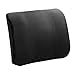 Mobiclinic, Cojín lumbar postural, Viscoelástico, Anatómico, Cómodo, Ergonómico, Evita molestias causadas por malas posturas o problemas lumbares, Para sillas, sillones, asientos de coche, Negro