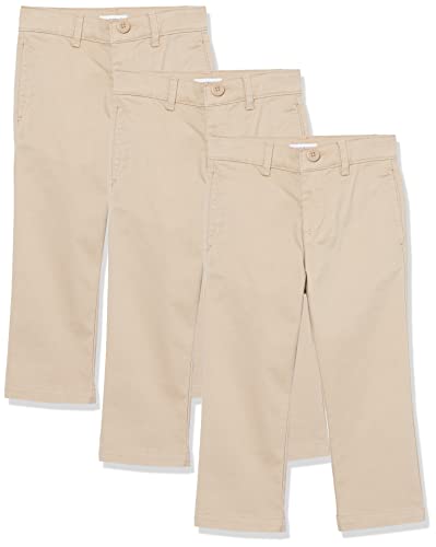 10 Best Boys Khaki Pants That Are Stylish and Durable for Play 3 Amazon Essentials Boys' Straight-Fit Chino Pants