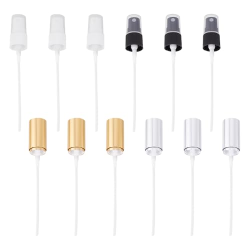 WEBEEDY 12 Pack Replacement Atomizer Spray Caps (Multicolor)
