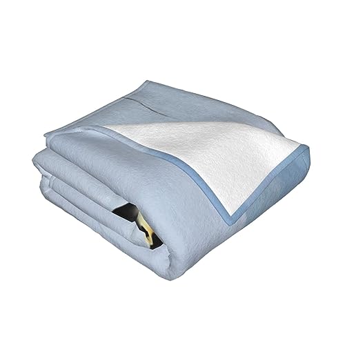 Couverture douce pingouins idee cadeau cocooning toutes saisons