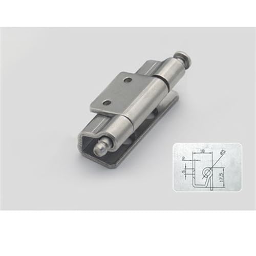 Charnière dissimulée pour châssis industriel en acier inoxydable durable - 2