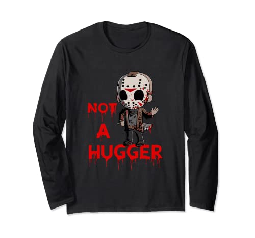 No es un abrazador Divertido Jason Viernes 13 Funny Hugger Manga Larga