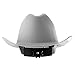 Jackson Safety Cowboy Hard Hat - Non-Vented, Full Brim, 4-Point Ratchet Suspension Safety Helmet for Men & Women - ANSI Z89.1 Class E & OSHA Compliant - Made in USA