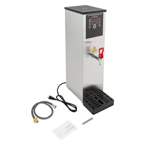 Kathring 15L Water Boiler Eletric Commercial, Hot Water Dispenser with Smart Digital Display and Timing 2500W 15-Min Rapid Heating for Restaurant, Hotel, Office