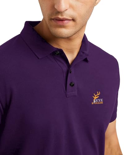 Image of Noble Monk Men's Cotton Blend Regular Fit Polo T-Shirt