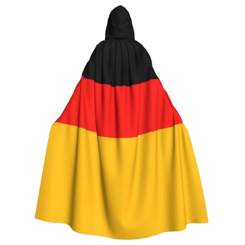 Cape à capuche drapeau de l'Allemagne idéale pour célébrations en plein air