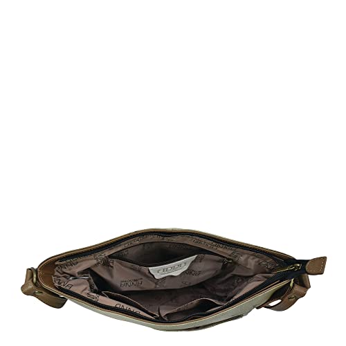 Bolso tipo tote convertible para mujer de cuero genuino pintado a mano por Anna by Anuschka miniatura 4