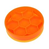 Pour animaux de compagnie à alimentation : fabriquée en silicone, résistante à l'usure et aux chutes, manger plus lentement est plus sain chien, à alimentation