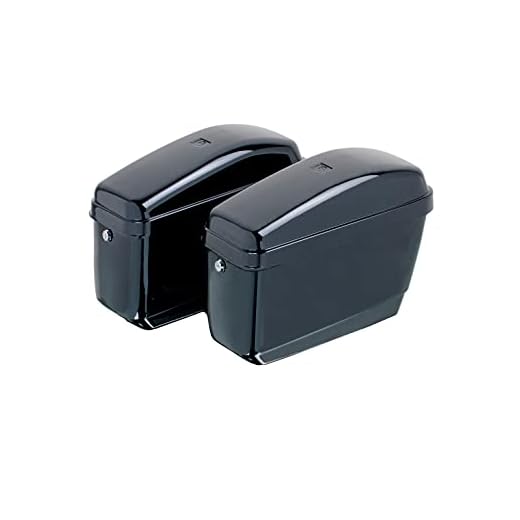 Customacces AZ0609N Alforjas Rígidas Easy (Juego) 12L. + Kit de Soportes HYOSUNG GV650 Aquila (GV-650) '05-'11