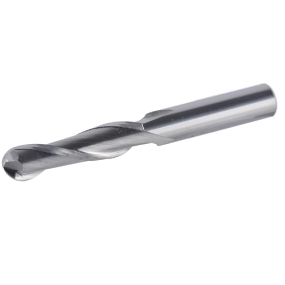 1pc Carbide Ball Nose End Mill HRC55 Milling Cutter 2 Flutes R0.5-R6.0 End Mill Router Bit for Wood and Aluminium CNC Tools (Size : R5*10D*150L)