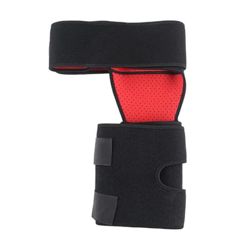 Faja protectora para cadera deportiva negra para ejercicio miniatura 1