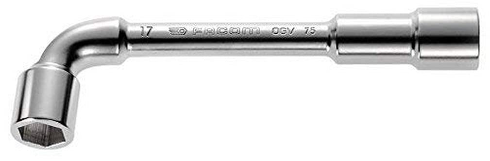 Clé à tube 24mm FACOM 75.24 coudée débouchée pour écrou profond