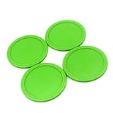 Zerodeko 20 Stück Teiliges Air Hockey Pushers Grün Ergonomische Paddles Ersatz für Air Hockey Tisch Outdoor Sportgerät Zubehör für Schnelles Spannendes Spiel Ab Jahren