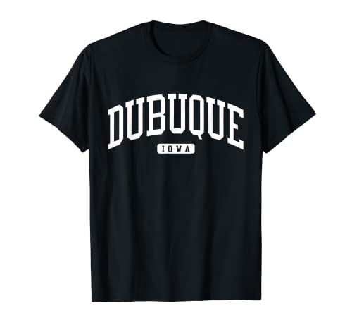 Dubuque Iowa IA College University Style T-Shirt