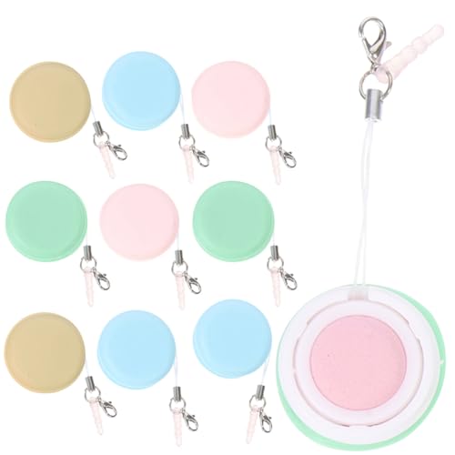 QUMIIRITY 10 Toallitas Portátiles para Limpiar Pantallas y Gafas, Paños para Limpiar Lentes Electrónicos, Tamaño Pequeño, Color Aleatorio, Uso Práctico para Cuidado Visual y