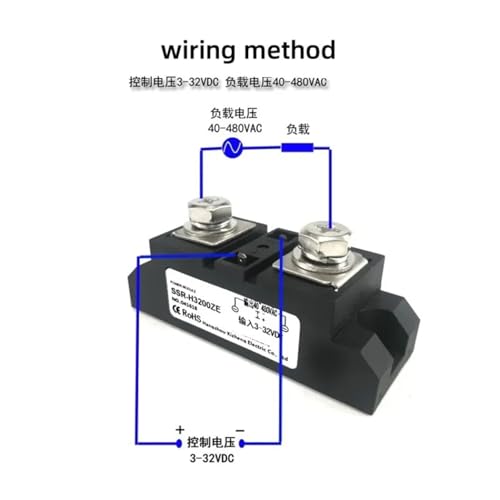 Relais statique DC-AC SSR 80A commande basse tension circuit - 3