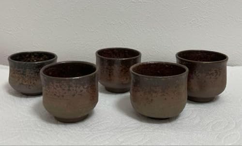 備前焼 有名作家 お猪口 2個セット 備前焼陶芸作家森丁斎作お猪口2個セット