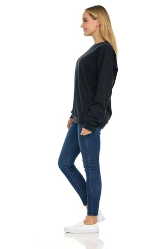 BILLIONHATS 12 Pack Women’s Oversized Crew Neck Sweatshirt, Fleece Lined, Bulk Wholesale Sweatshirts for Charities & Events4