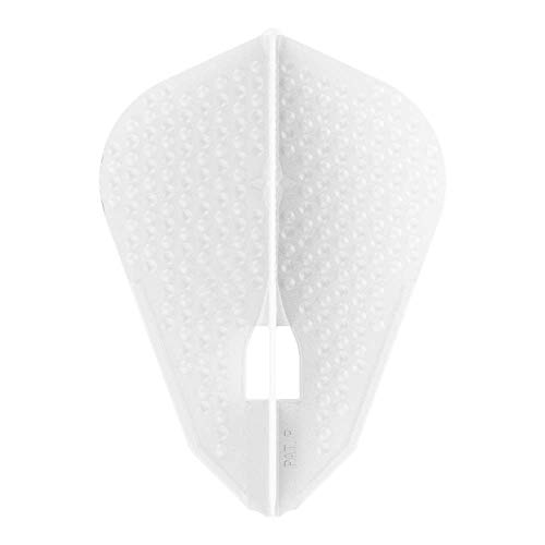 Plumas de dardos L-Style L-Flight Ez Avioen L Dimple Z White con anillo 2