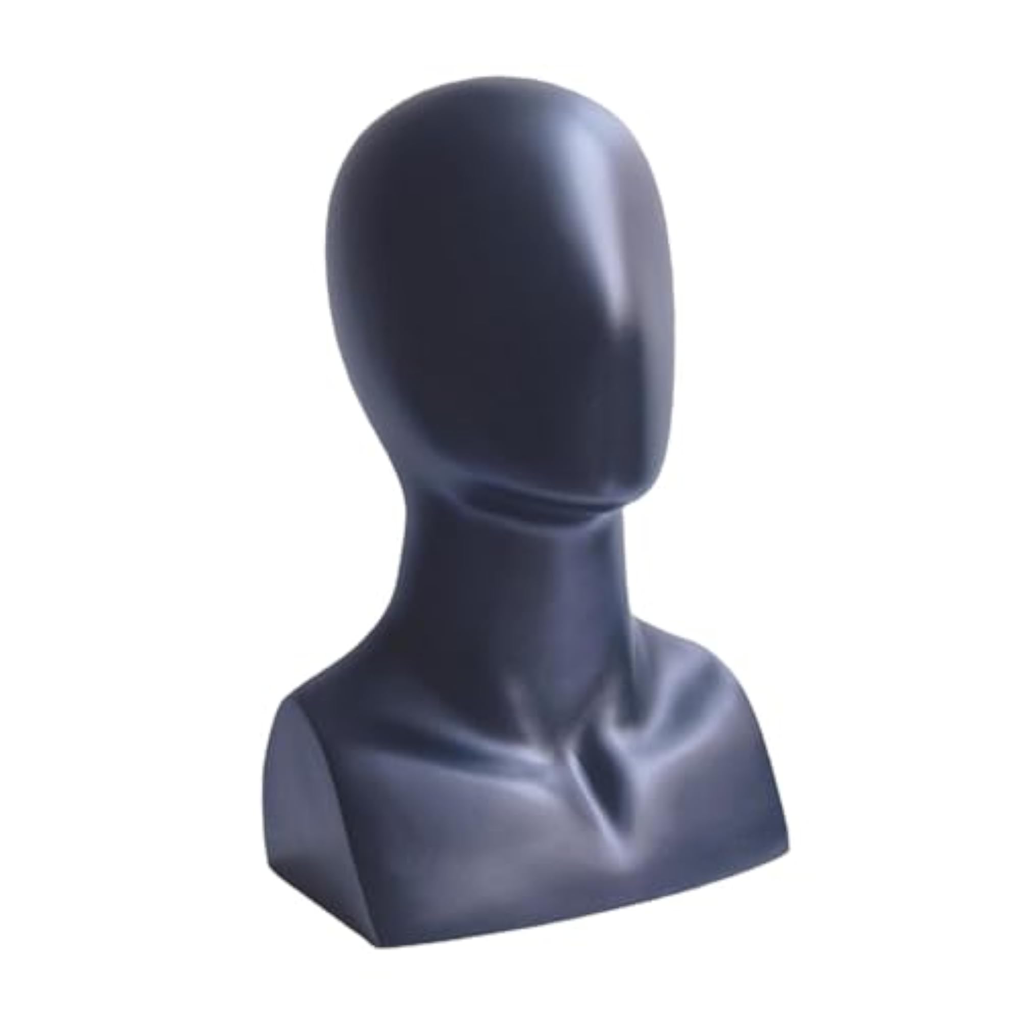 Mannequin Head with Shoulder Wig Display Stand for Necklace