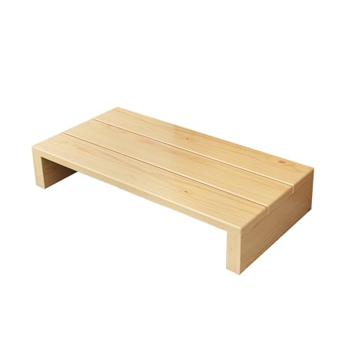 Wooden Step Stool, Strong Load-Bearing Capacity, Solid Mobility Helper for Bedroom, Kitchen, Bathroom, Ideal for Elderly Support
