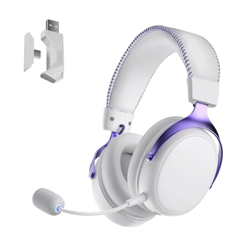 Casque de jeu sans fil ultra-léger Akko Verge S9 anti-fatigue 270g à latence ultra-faible