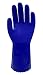 Produktbild Wonder Grip OP-600L Opty - Chemiekalienschutzhandschuhe, Arbeitshandschuhe beständig gegen Öl und Chlorsäurebeständig, dreifache PVC Beschichtung, Anti-Rutsch Schutzhandschuhe, gr M / 8, Blau