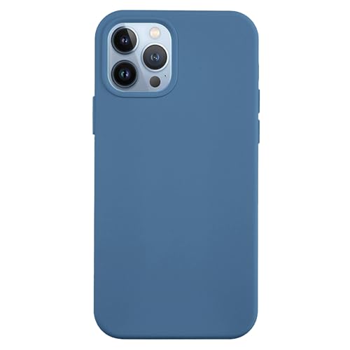 Image of ArmourPro Silicone Back Case for iPhone 15 Pro Max Soft-Touch Case | Blue