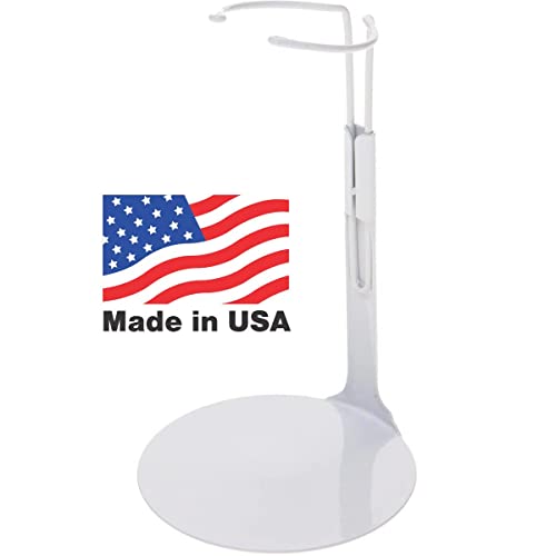Kaiser Doll Stand 2001 - White Doll Stand For 6 1/2" To 10" Dolls And Action Figures (Best For 8" Dolls) #TOP1
