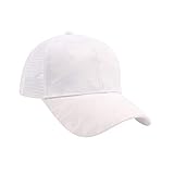 Herren Kappe Hut Beach Outdoor Volleyball Baseball Cap Sommer Mesh Atmungsaktiv Unisex Komfortable Sportkappe Gedruckt Verstellbar Sun Hat-White_One_Size
