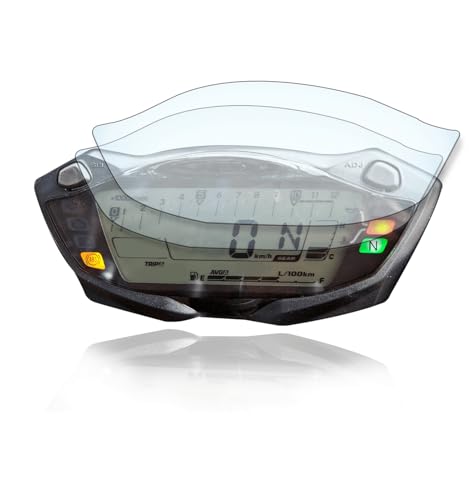 [2 unidades] Protector de pantalla para velocímetro adecuado para Suzuki GSX-S1000 / 750 SV650 2 x Ultra Clear