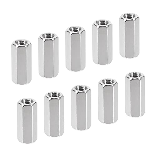 YOKIVE 10 Pcs M4 Spacers, Brass Hex PCB Standoffs Nuts, Keep Height Consistent, Great for Motherboard Circuit Board