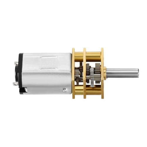 3V 5RPM Geared Motor Micro Mini Motor DC Gear Speed Reduction Motors with Full Metal Gearbox Motors GA12-N20 3mm Shaft