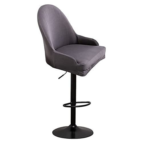FZ FUTURE 2 Pack Comedor Sillas Cubiertas con Brazos Fundas para Taburetes de Bar con Respaldo, Elásticas Sillones Fundas para Sillas Respaldo de Orejas Salón Fundas Sillas para Hotel,C Cover