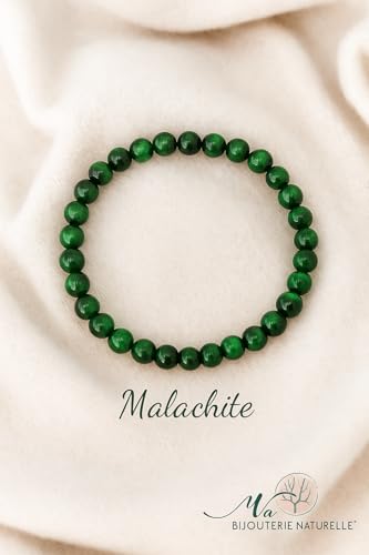 Bracelet malachite création artisanale pour le bien être quotidien