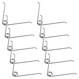 HOMSFOU 10 Stück Ersatzfedern für Gartenscheren V förmige Edelstahlfedern Verschleißfeste Gartenscherenfedern für Trimmwerkzeuge und Frühjahrsschnitt