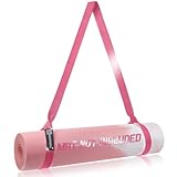 A AZURELIFE [MAT NOT Included] Yoga Mat Sling, Yoga Mat Straps for Carrying, Easy-Cinch Yoga Mat Holder Strap