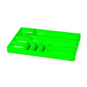 ERNST Tool Organizer Tray, Green, 10-Compartments, Storage, Garage, Workshop, Organization, Tools, Equipment, Heavy-Duty, Durable, Industrial, Workbench, Efficient Storage – Made in the USA