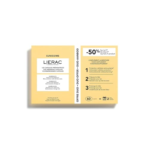 Capsules Sunissime Lierac Duo 60 Caps fini la peau sèche après le soleil